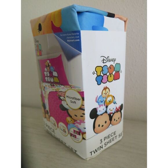 Disney 3 Piece TWIN Sheet Set, "Tsum Tsum" - Picture 3 of 4